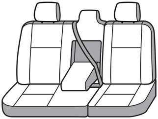 Covercraft 19-24 Dodge Ram 1500 Carhartt PrecisionFit Custom Second Row Seat Covers - Gravel