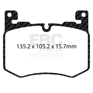 EBC 2019+ Jaguar F-Pace 5.0 Supercharged Bluestuff Front Brake Pads