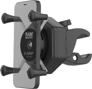 X-grip Vibe-safe Phone Mount With Small Tough-claw