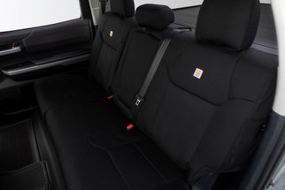 Covercraft 23-24 Ford Super Carhartt Super Dux PrecisionFit Custom Front Row Seat Covers - Black