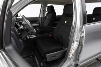 Covercraft 23-24 Ford Super Carhartt Super Dux PrecisionFit Custom Front Row Seat Covers - Black