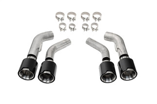 Corsa 2016-2024 Chevrolet Camaro SS / ZL1 Carbon Fiber 4.5in Twin Tip Kit