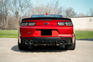 Corsa 2016-2024 Chevrolet Camaro SS / ZL1 Valved Axle-Back Exhaust w/ Carbon Fiber Quad Tips