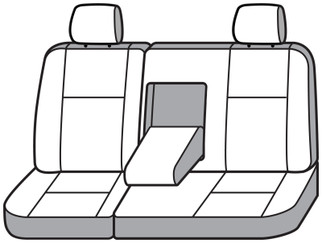 Covercraft 14-18 Chevrolet Silverado/GMC Endura PrecisionFit Second Row Seat Covers - Blk/Blk