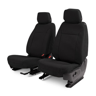 Covercraft 21-24 Ford F150/ Endura PrecisionFit Custom Second Row Seat Covers - Black/Black