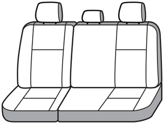 Covercraft 21-24 Toyota Sienna-3rd Carhartt Camo SeatSaver Custom Third Row Seat Covers - Mossy Oak