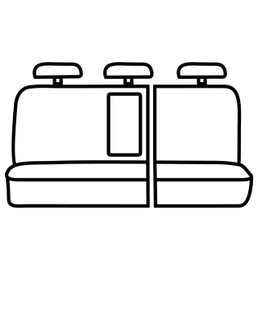 Covercraft 19-24 Chevrolet Silverado Carhartt PrecisionFit Custom Second Row Seat Covers - Brown