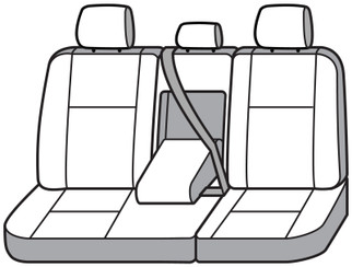 Covercraft 11-23 Toyota 4Runner Carhartt PrecisionFit Custom Second Row Seat Covers - Gravel