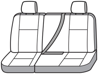 Covercraft 14-18 Chevrolet Silverado Carhartt Super Dux SeatSaver Second Row Seat Covers - Blk