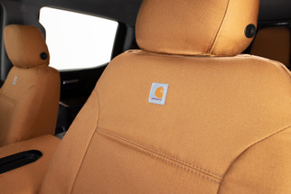 Covercraft 18-24 Jeep Wrangler Carhartt PrecisionFit Custom Second Row Seat Covers - Brown