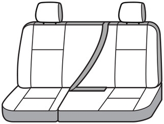 Covercraft 11-16 Ford F250 Carhartt PrecisionFit Custom Second Row Seat Covers - Gravel