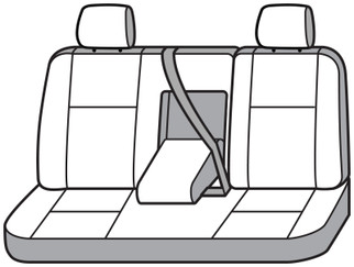 Covercraft 21-24 Chevrolet Trailblazer Polycotton SeatSaver Custom Second Row Seat Covers - Tan