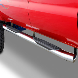 Go Rhino 15-19 Chevrolet/GMC Silverado/Sierra 2500/3500HD CC Diesel 415 Series SideSteps - Polished
