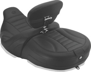 Mustang 00-08 Honda VT1100 Sabre, 97-08 Spirit, 87-97 Shadow, Ace 95-01 DayTripper 1PC Seat - Black