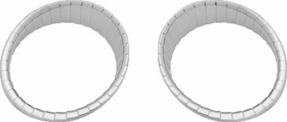 Kuryakyn Aztec Gauge Accent 14-23 Indian Models Chrome