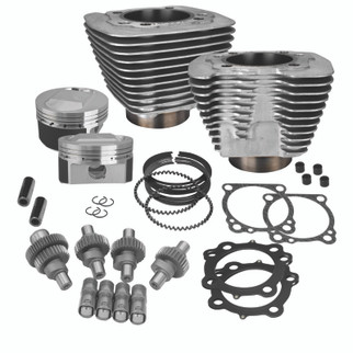 S&S Cycle 00-21 Sportster Models 1200cc to 1250cc Hooligan Kit - Silver