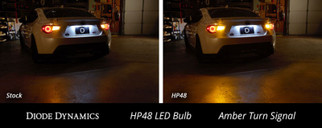Diode Dynamics 7443 LED Bulb HP48 LED - Amber (Single)