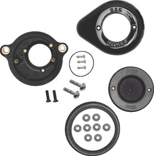 S&S Cycle 2017+ M8 Models Stealth Air Stinger Kit w/ Gloss Black