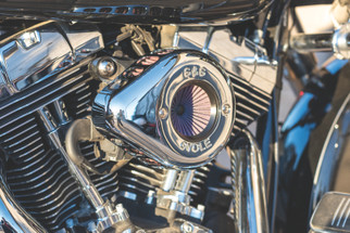 S&S Cycle 08-16 Touring/16-17 Softail Models Stealth Air Stinger Kit w/ Chrome Teardrop