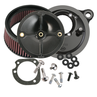 S&S Cycle 2007+ XL Sportster Models w/ Stock EFI Stealth Air Cleaner Kit w/o Cover