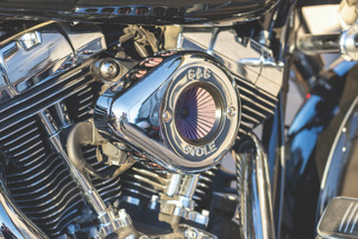 S&S Cycle 01-17 BT Stealth Air Stinger Kit w/ Chrome Teardrop
