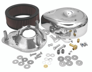 S&S Cycle 84-92 BT/86-90 Sportster Models Teardrop Chrome Air Cleaner Cover for S&S Super E/G Carb