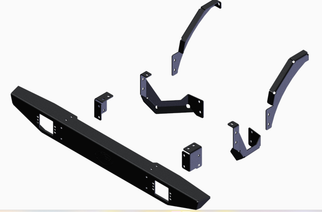 KFI 24+ Polaris Xpedition ADV/ 5/ XP Bumper Rear Formed