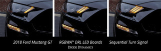 Diode Dynamics 18-23 EU/AU Ford Mustang RGBWA DRL LED Boards