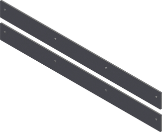 Wear Bar Wing Kit V-plow (2pc)