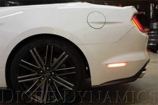 Diode Dynamics 15-21 EU/AU Ford Mustang LED Sidemarkers - Smoked (Pair)