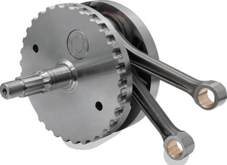 S&S Cycle 99-06 BT 4-5/8in Stroke Flywheel Assembly w/o Sprocket Shaft Bearing
