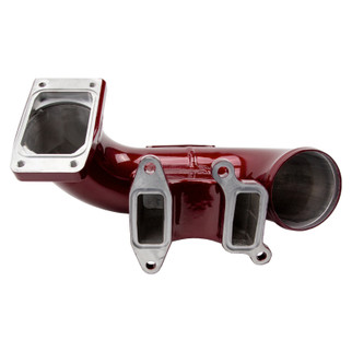 Wehrli 2007.5-2010 LMM Duramax High Flow 3in Y-Bridge Kit- WCFab Red
