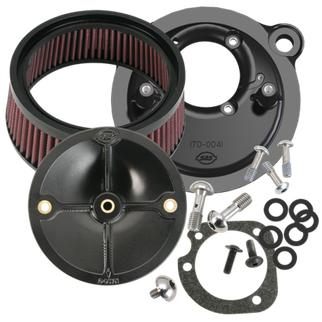 S&S Cycle 91-06 XL Sportster Models w/ Stock CV Carb Stealth Air Cleaner Kit w/o Cover