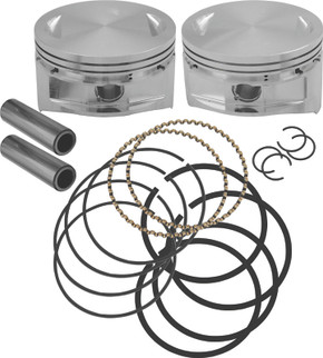 S&S Cycle 84-99 BT 4in Bore Forged Pistons - .010in