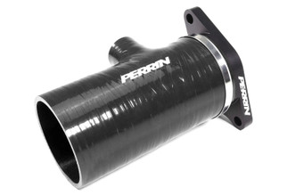 PERRIN 22-26 Subaru WRX / 20-25 LGT & OBXT Turbo Inlet Hose w/Turbo Adapter Flange (Short) - Black