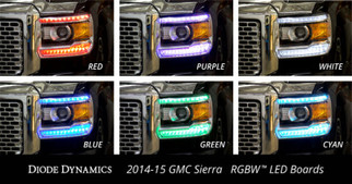 Diode Dynamics 2014-2016 GMC Sierra RGBW DRL LED Boards