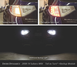 Diode Dynamics 08-14 Subaru WRX/STi Hatchback Tail as Turn +Backup Module (USDM) Stage 2