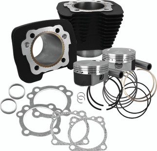 S&S Cycle 86-21 Sportster Models 1250cc Conversion Kit - Wrinkle Black