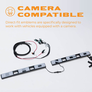 Putco Ford Bronco 21-23 Ford Bronco Emblem (Fits Models w/ Front Camera)