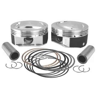 S&S Cycle 2007+ BT 4in Piston Set - .010in