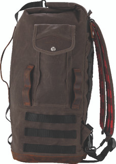 Burly Brand Voyager Sissy Bar Backpack - Dark Oak