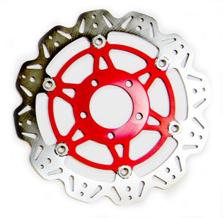 EBC 04-06 Suzuki DL 650 V-Strom Front Left/Right Vee Floating Red Rotor