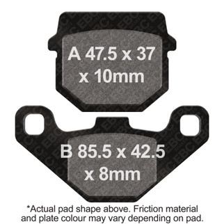 EBC 2006 Piaggio Typhoon 50/SE Front Left Sintered HH/R Brake Pads