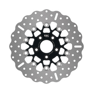 EBC 07-10 Harley-Davidson Sportster XL 883 L Low Rear Black Chrome Rotor
