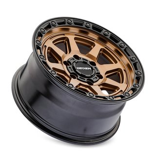 Mayhem 8306 Ridgeline 17x8.5 / 6x135 BP / -6mm Offset / 87.1mm Hub Satin Bronze/Black Lip Wheel