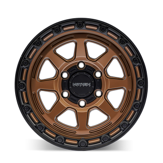 Mayhem 8306 Ridgeline 17x8.5 / 6x135 BP / -6mm Offset / 87.1mm Hub Satin Bronze/Black Lip Wheel