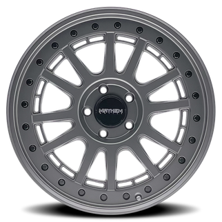 Mayhem 8305 Compass 17x9 / 5x127 BP/ -6mm Offset / 78.1mm Hub Matte Gunmetal w/Blk Bolt Wheel