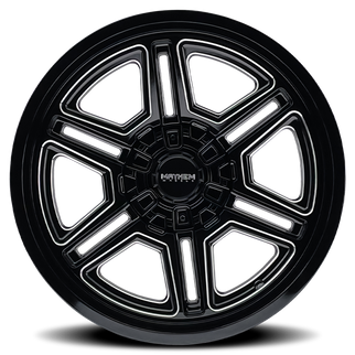 Mayhem 8117 Hermosa 20x10 / 8x170 BP / -25mm Offset / 125.2mm Hub Black/Milled Wheel