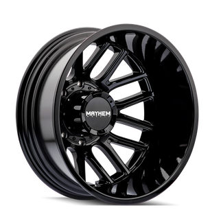 Mayhem 8107D Cogent Dually 20x8.25 / 8x165.1 BP / -192mm Offset / 121.3mm Hub Gloss Black Wheel