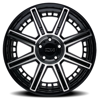 ION Type 149 20x9 / 8x180 BP / -12mm Offset / 124.1mm Hub Black/Machined Wheel